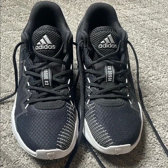adidas | Shoes | Adidas Black And White Basketball Shoes Don Issue 2  Version | Poshmark